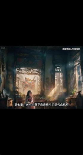 第七集：老宅余孽 #悬疑故事推理 #创作者中心 #创作灵感 #抖音短视频 #Ai动画